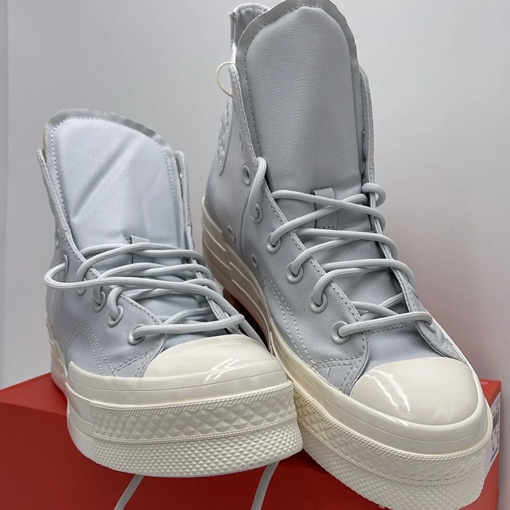 Converse WMNS CHUCK 70 PLUS HI MOONBATHE/EGRET/MOONBATHE A05259C Platforms Snkrs